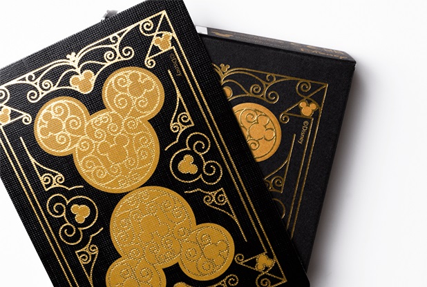 Bicycle Disney Black and Gold Mickey Mouse Playing Cards - Cipher